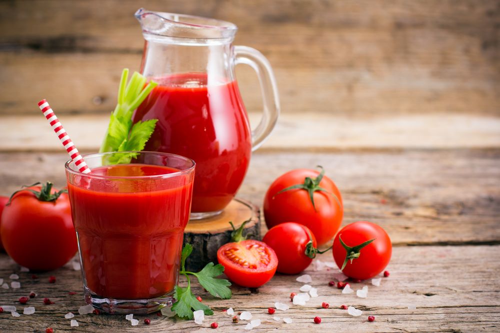 cách làm nước ép cà chua giảm cân